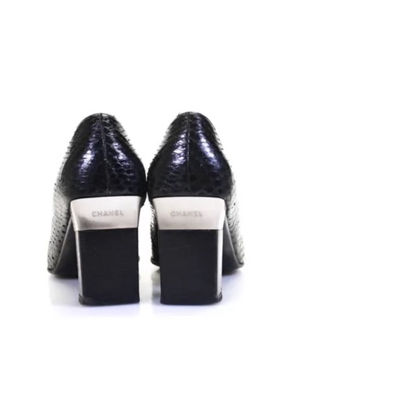 Gorgeous Chanel heels square toe - Picture 3 of 5